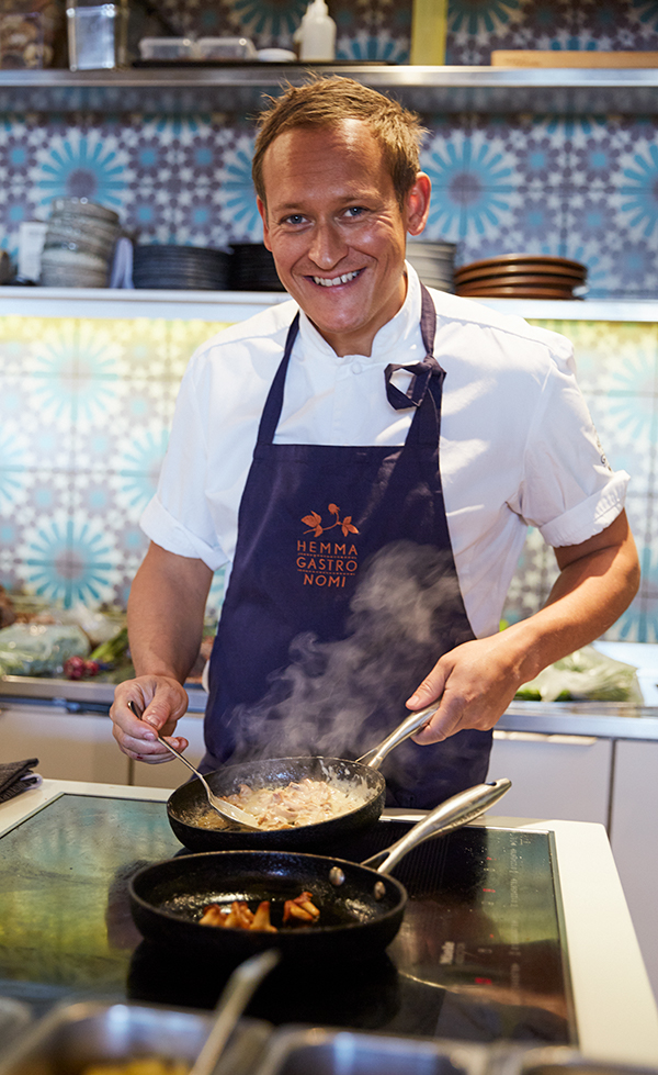 Simon Laiti har ett stort fokus på Norrbotten i både sin matlagning och sina framtidsplaner.