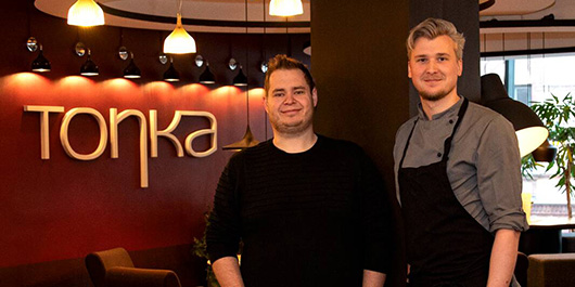 Viktor Löfgren och Joakim Lundholm på Tonka